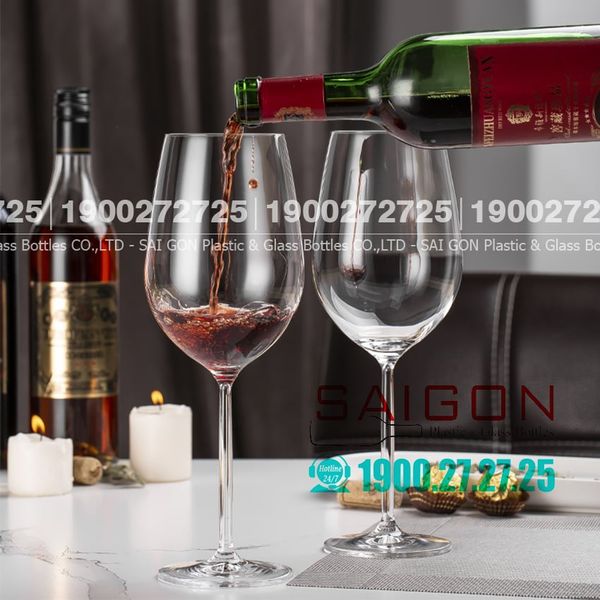 IDELITA 88BD75 - Ly thủy tinh Pha Lê IDELITA Danube Melodic Red wine Crystal glasses 750ml | Thủy Tinh Pha Lê Cao cấp