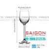 IDELITA 88LQ08 - Ly thủy tinh Pha Lê IDELITA Danube Melodic Liqueur wine Crystal glasses 85ml | Thủy Tinh Pha Lê Cao cấp