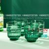 Deli Y5865-1G - Ly Thủy Tinh Deli LINQ Green Rock Glass 340ml | Thủy Tinh Cao Cấp