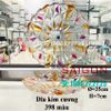 ELEGANT 398M - Dĩa Thủy Tinh Kim Cương Màu Elegant Đường Kính 35.0cm | Thủy Tinh Màu Cao Cấp