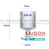 INS JYGB6 - Ly Thủy Tinh INS có Chân Strip Empilable Cocktail Glass 230ml | Thủy Tinh Cao Cấp