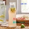 Libbey 701 - Bình Nước Thủy Tinh Libbey Trend Swerve Bottle With Lid 565ml | Thủy Tinh Cao Cấp Nhập Khẩu