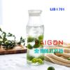 Libbey 701 - Bình Nước Thủy Tinh Libbey Trend Swerve Bottle With Lid 565ml | Thủy Tinh Cao Cấp Nhập Khẩu