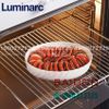 Luminarc P4021 - Khay Nướng Thủy Tinh Luminarc Smart Cuisine Trianon Tròn 26cm | Thủy Tinh Trắng sữa Cao cấp , Nhập Khẩu Pháp