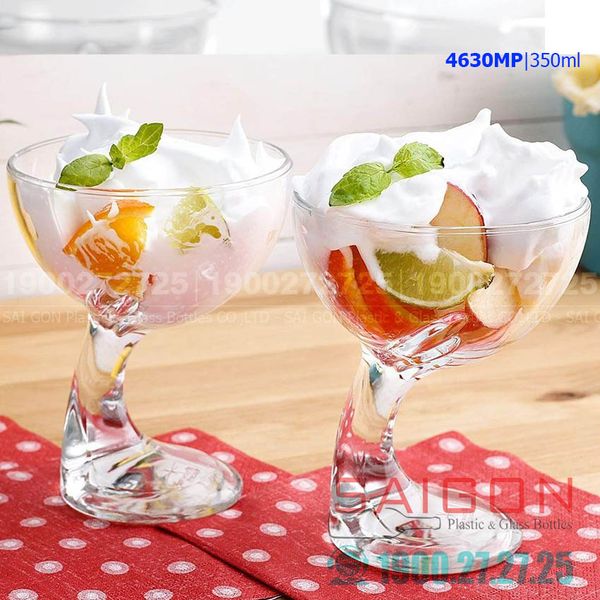 Bormioli Rocco 134630MP - Ly Kem Thủy Tinh Bormioli Rocco Jerba 350ml |  Nhập Khẩu Italia