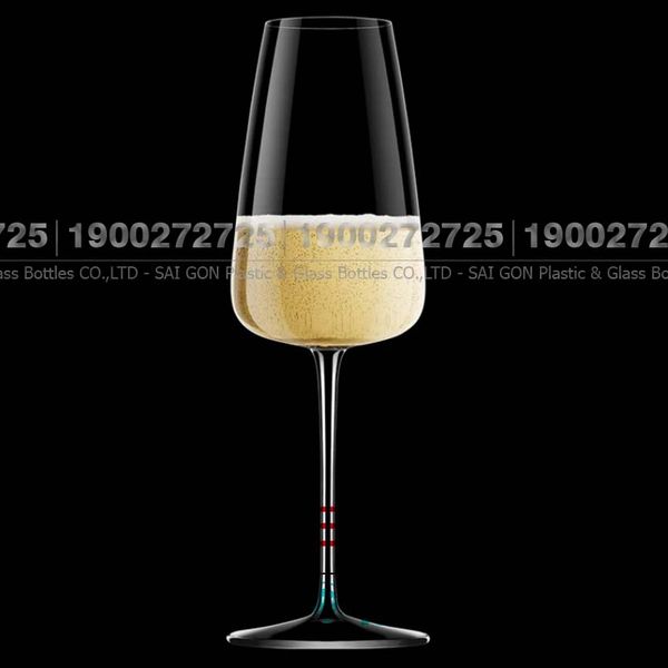 Luigi Bormioli A13108 - Ly thủy tinh Pha Lê Luigi Bormioli Luigi Bormioli I Meravigliosi Flute Crystal Glasses 210ml | Nhập Khẩu Italy