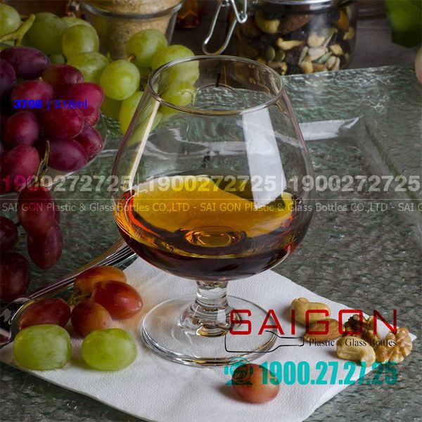 Libbey 3708 - Ly Thủy Tinh Libbey Embassy Brandy 518ml | Thủy Tinh Cao Cấp