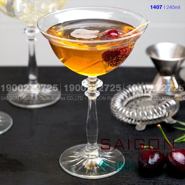 Libbey 501407 - Ly Thủy Tinh Cao Cấp Libbey Vintage Coupe 245ml | Nhập Khẩu E.U