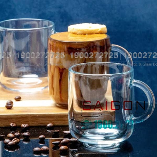 Pasabahce 1081435 - Ly Thủy Tinh Pasabahce Iconic Mug Glass 245ml | Nhập Khẩu Thổ Nhĩ Kỳ