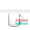 Pasabahce 1081435 - Ly Thủy Tinh Pasabahce Iconic Mug Glass 245ml | Nhập Khẩu Thổ Nhĩ Kỳ
