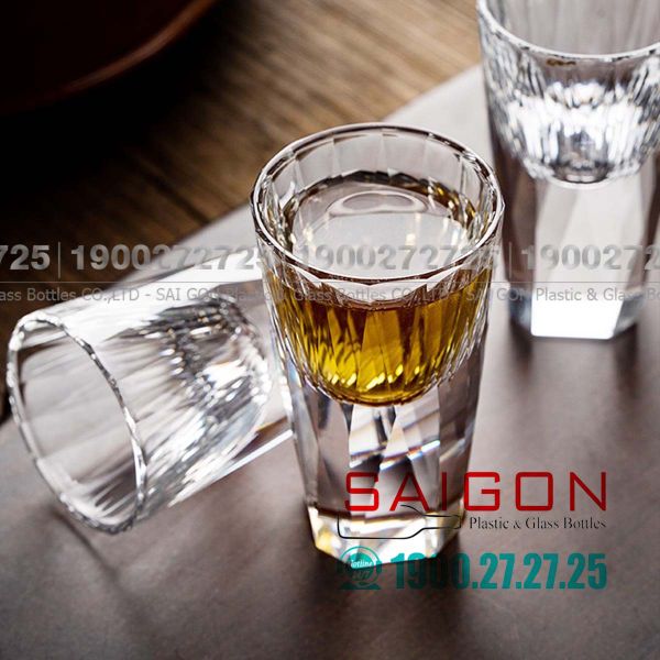 King Dealay JX5027 - Ly Thủy Tinh King Dealay Diamon shot glass 20ml | Thủy tinh Cao Cấp