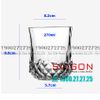 Deli KB048-1 - Ly Thủy Tinh Deli Whisky Carat 270ml | Thủy Tinh Cao Cấp