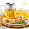 Wilmax England 888802/A - Bình Trà Thủy Tinh Wilmax Thermo Tea Pot 850ml | Thủy Tinh Chịu Nhiệt Cao Cấp