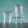 INS 21133 - Ly Thủy Tinh INS Strip Bravura Highball Glass 510ml | Thủy Tinh Cao Cấp