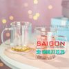 Deli GPB207-L1 - Ly Thủy Tinh 02 lớp Delisoga Borosilicate Double Wall Star Glass Cup 240ml | Thủy Tinh Cao Cấp