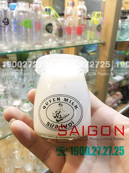 Nhãn Hiệu Quyen Milk | In Lụa Thương Hiệu , in Lụa 1 Màu