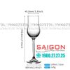 IDELITA 88GP10 - Ly thủy tinh Pha Lê IDELITA Danube Melodic Sherry wine Crystal glasses 105ml | Thủy Tinh Pha Lê Cao cấp