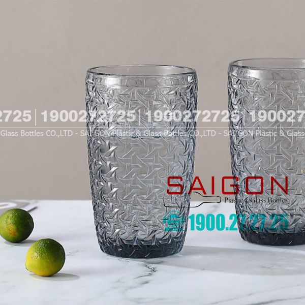 Deli DSKB172-2H - Ly Thủy Tinh Deli Beyond The Time Gray Tumber Glass 380ml | Thủy Tinh Cao Cấp