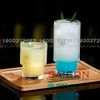 INS 208T - Ly Thủy Tinh Sọc 02 Tầng INS Stripes Rock Glass 180ml | Thủy Tinh Cao Cấp