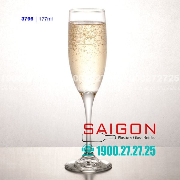 Libbey 3796 - Ly Thủy Tinh Libbey Champagne Embassy Royale Tall Flute 177ml | Thủy Tinh Cao Cấp