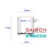Union 345 - Ly Thủy Tinh Sọc Có Quai Union Tea Cup Stripes Glass 295ml | Nhập Khẩu Thái Lan