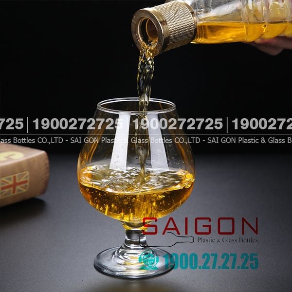 Deli GL3702 - Ly Thủy Tinh Deli Gloreca Basic Brandy Glass 170ml | Thủy Tinh Cao Cấp