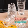 Deli TY5901-1 - Ly Thủy Tinh Deli Studio Stack Rock Glass 300ml | Thủy Tinh Cao Cấp