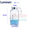 Luminarc G2668 - Bình Nước Thủy Tinh Luminarc Quadro Cao Cấp 1700ml |  Thủy Tinh Cao Cấp