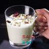 Union 394 - Ly Thủy Tinh Có Quai Union Nouveau Tea Cup Glass 295ml | Nhập Khẩu Thái Lan