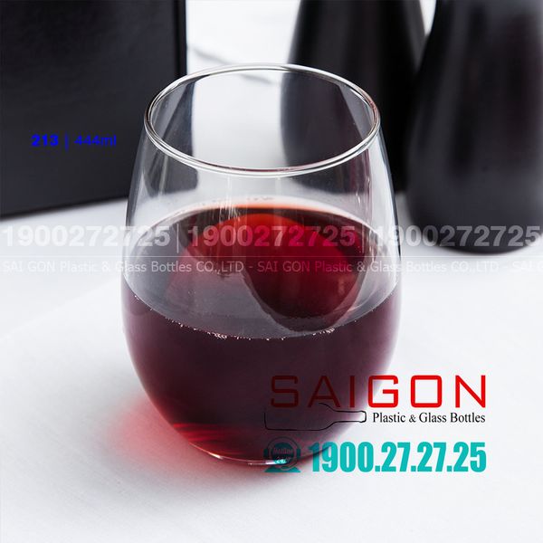 Libbey 213 - Ly Thủy Tinh Libbey Stemless Wine 444ml | Nhập Khẩu USA