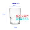 Union 388 - Ly Thủy Tinh Union Empilable Rock Glass 210ml | Nhập Khẩu Thái Lan
