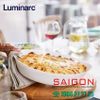 Luminarc N3567 - Khay Nướng Thủy Tinh Luminarc Smart Cuisine Oval 29cm * 17cm | Thủy Tinh Trắng Sữa Cao Cấp , Nhập Khẩu Pháp