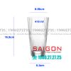 DELI DSY5840-3A - Ly Thủy Tinh Delisoga Studio Stripes Tumber Glass 410ml | Thủy Tinh Cao Cấp