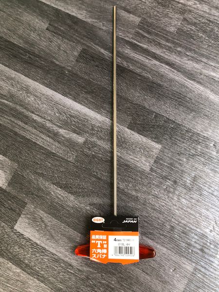 4mm lục giá T dài 350mm Eight 018L-4