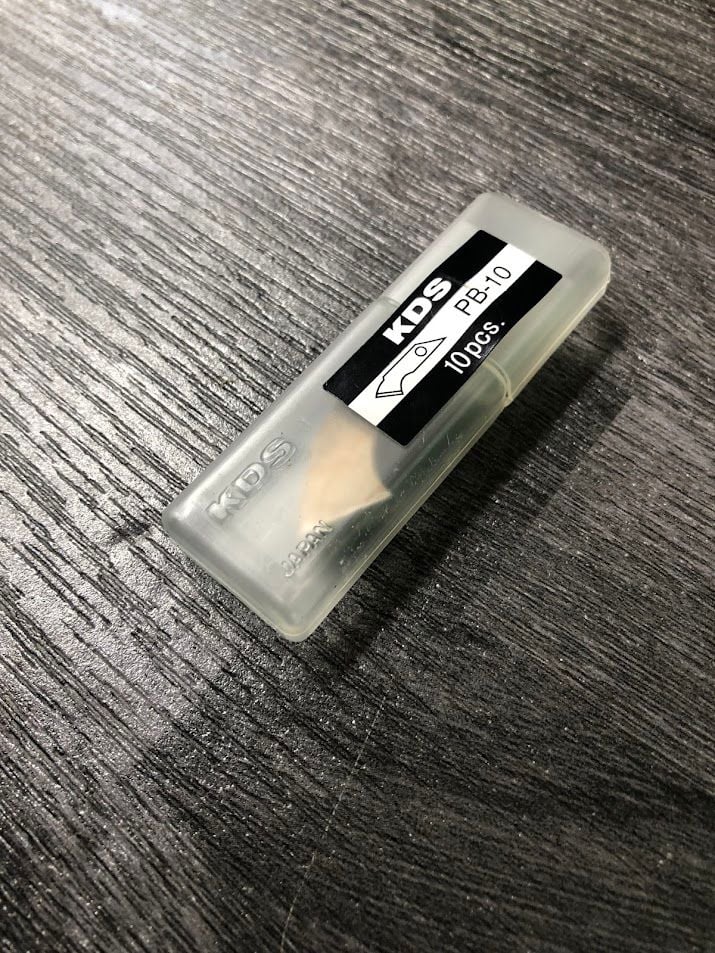 Lưỡi dao cắt mica mũi cong KDS PB-10HF