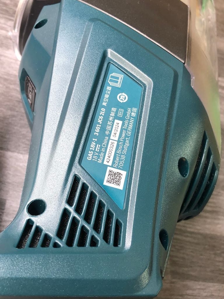 18V Bộ máy hút bụi dùng pin Bosch GAS 18V-1 (solo) - 06019C62L0
