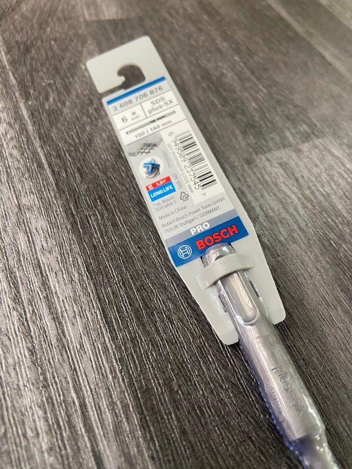 6x100x160mm Mũi khoan SDS PLUS-5X Bosch 2608706876