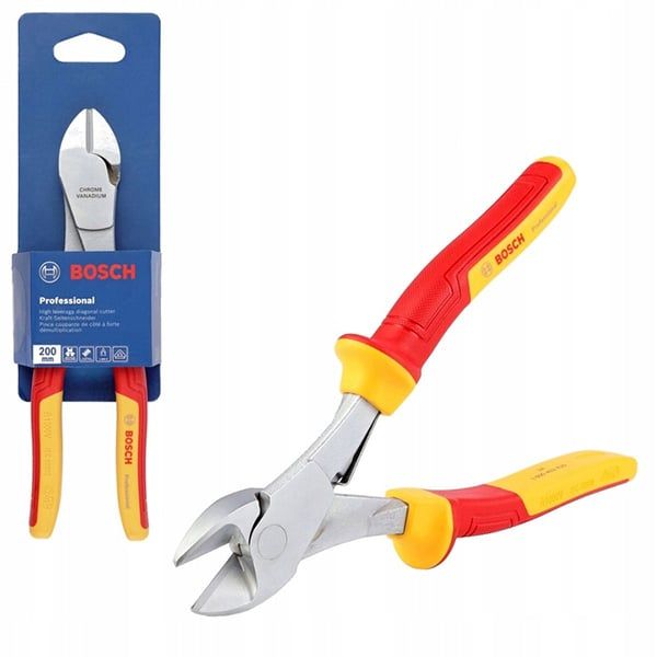 Kềm cắt chéo cách điện VDE 200 mm Bosch 1600A02NE2