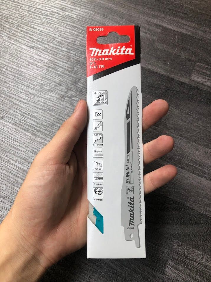 BỘ LƯỠI CƯA KIẾM CHO KIM LOẠI 152MM Makita B-05038