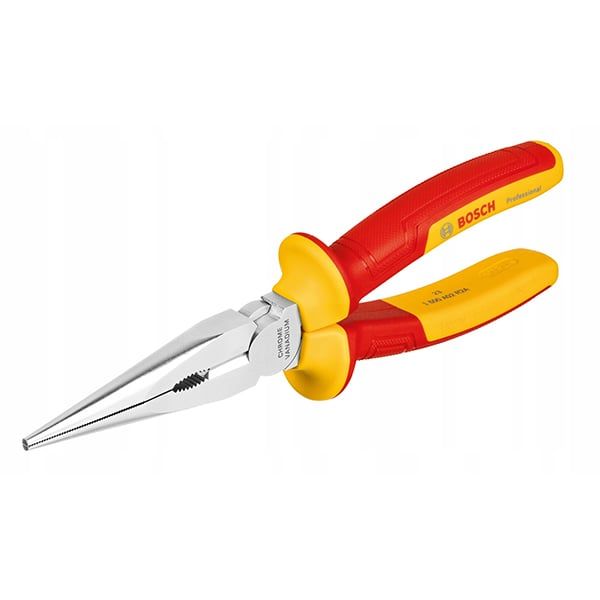 Kềm mũi nhọn cách điện VDE 200 mm Bosch 1600A02NE3