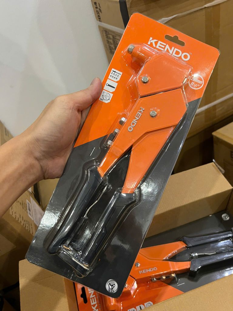 Kìm rút đinh rivê với đầu xoay 360 độ Kendo - 45603