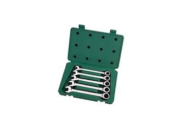 Bộ cờ lê vòng miệng tự động 5 chi tiết (hệ mét) Sata 09-078 (09078)