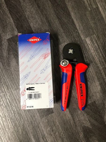 Kìm Bấm Cos Pin Rỗng Wire Ferrules Knipex 97 53 04