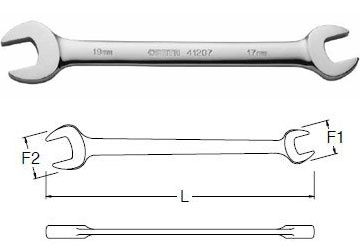 Cờ lê hai đầu miệng 10mm x 11mm Sata 41-302 (41302)