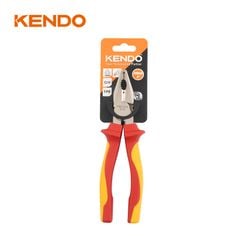 Kìm cách điện 1000V VDE bằng thép Cr-V kích thước 200mm Kendo - 11003