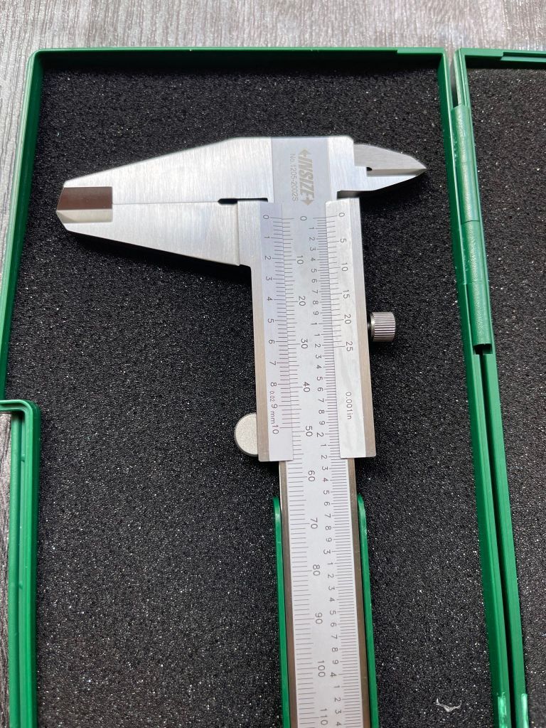 Thước cặp cơ khí INSIZE 1205-2002S (0-200mm/0-8)