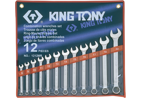 8-22mm bộ vòng miệng 12 cái hệ mét Kingtony 1212MR