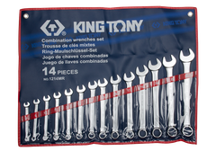 10-32mm Bộ cờ lê vòng miệng 14 chi tiết Kingtony 1214MR