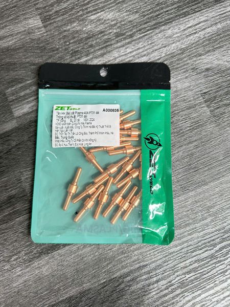 Điện cực Plasma PT31 ZETweld 40A dài