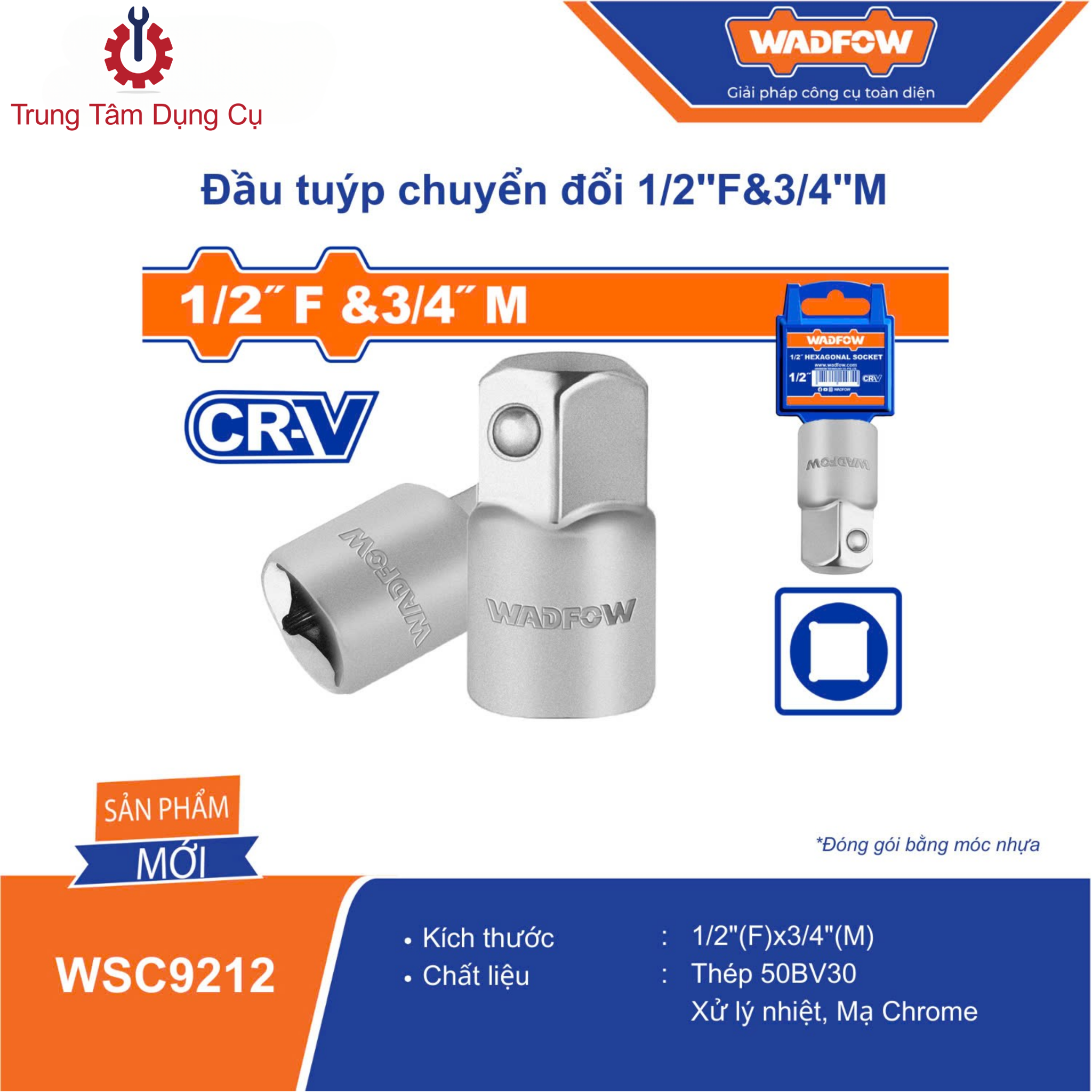 Đầu tuýp chuyển đổi 1/2\